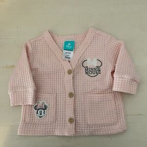 Disney Minnie Mouse Light Pink Knit Sweater